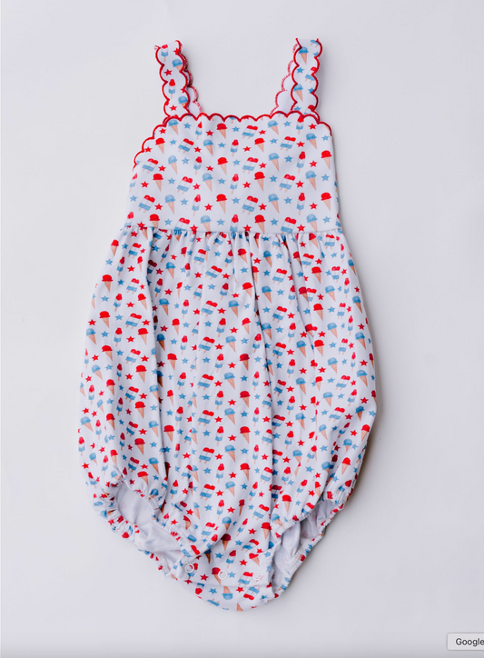 Patriotic Pop Girls Sunsuit
