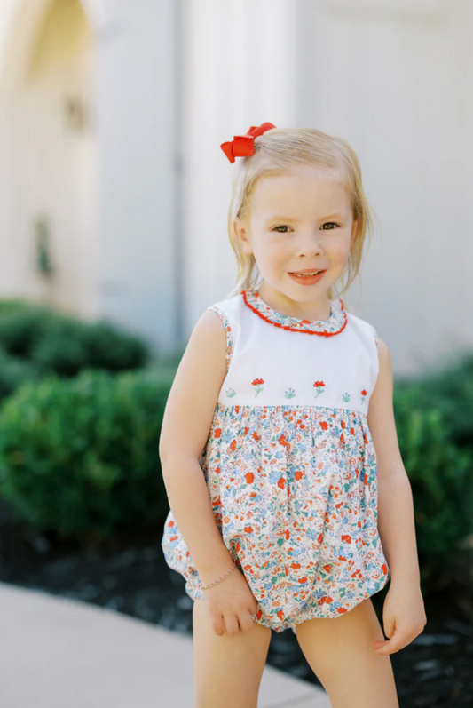 Rosie Red Floral Bubble