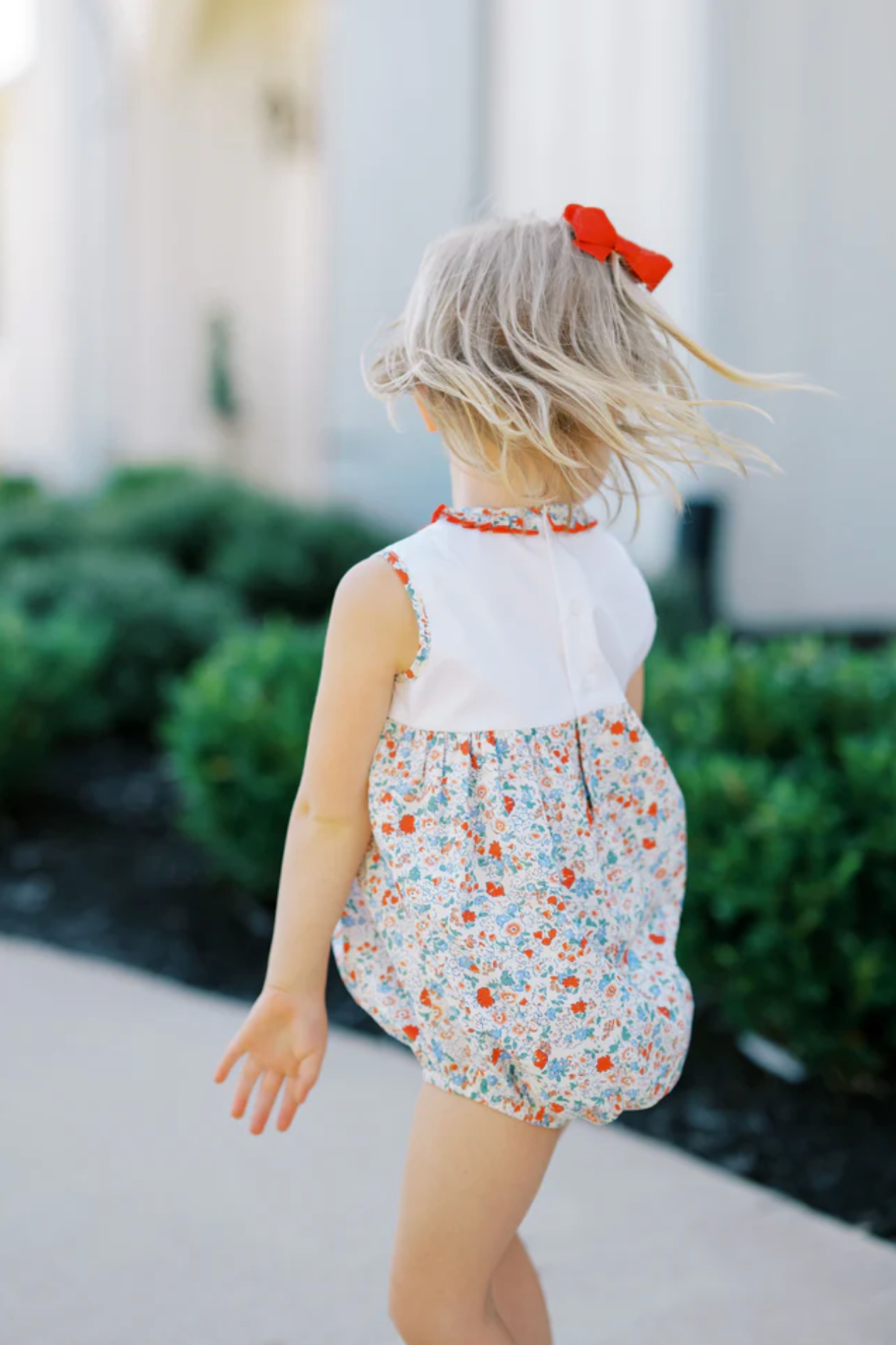 Rosie Red Floral Bubble