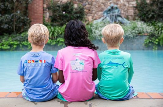 Girls Performance Fishing T-Shirt - Beach Lifeguard