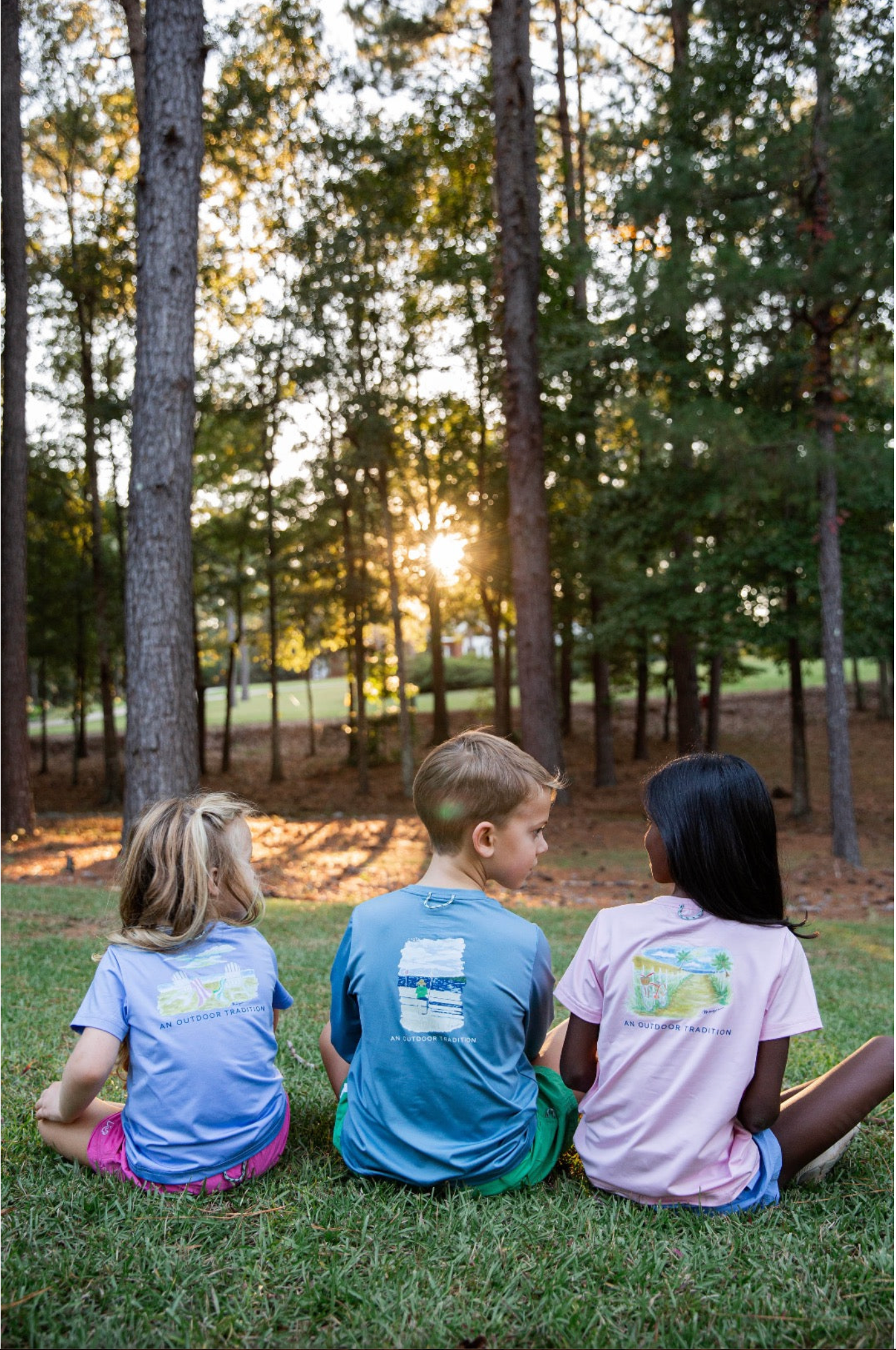 Girls Performance Fishing T-Shirt - Beach Bike Path