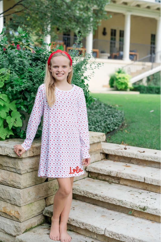 Berkeley Shirt Dress - Heart to Heart Pink