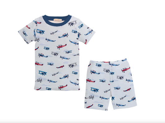 Patriotic Airplane Print PJ Set