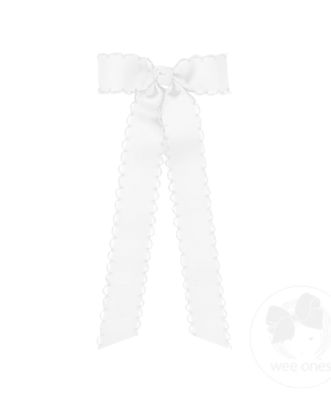 Mini Grosgrain Bow With Streamer Tails - Multiple Color Options