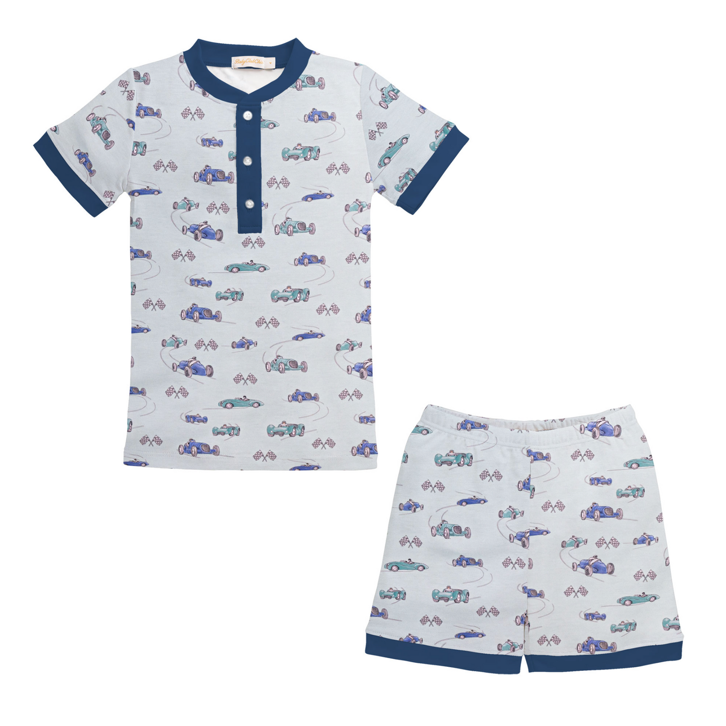 On The Road Printed Short Set