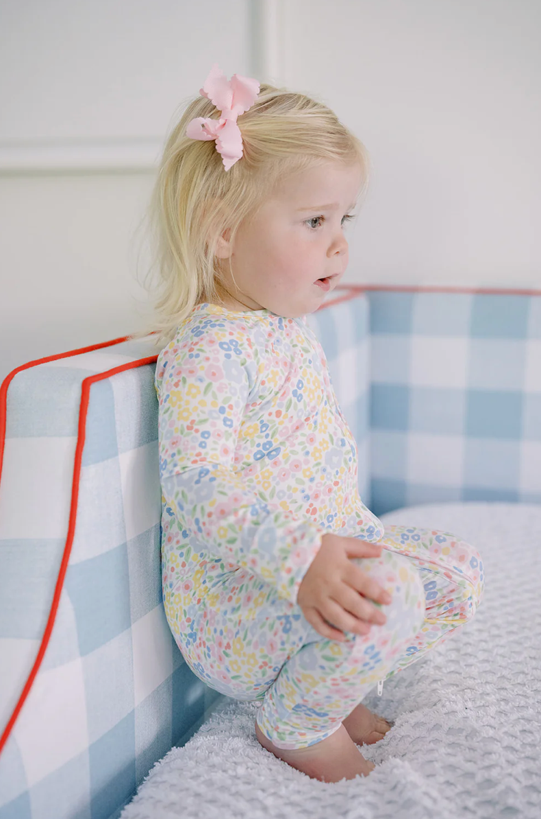 Multi-Colored Flower Sleep Romper