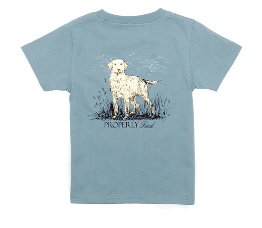 Labrador Steel Blue Tee