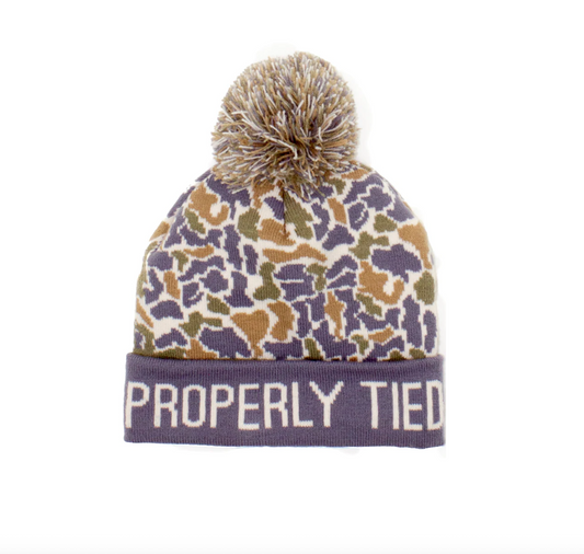 Boys Breck Beanie Field Camo