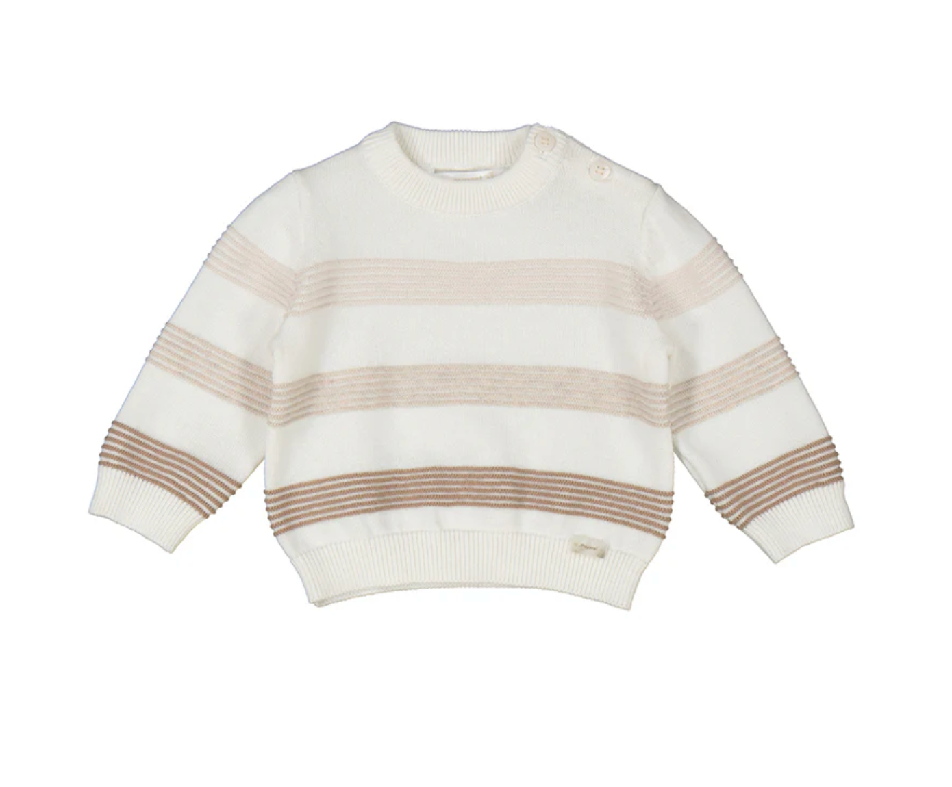 Infant Boys Striped Sweater - Frappe