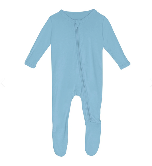KicKee Pants Seaside Blue Footie