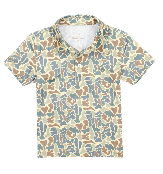 Properly Tied Inlet Polo - Field Camo
