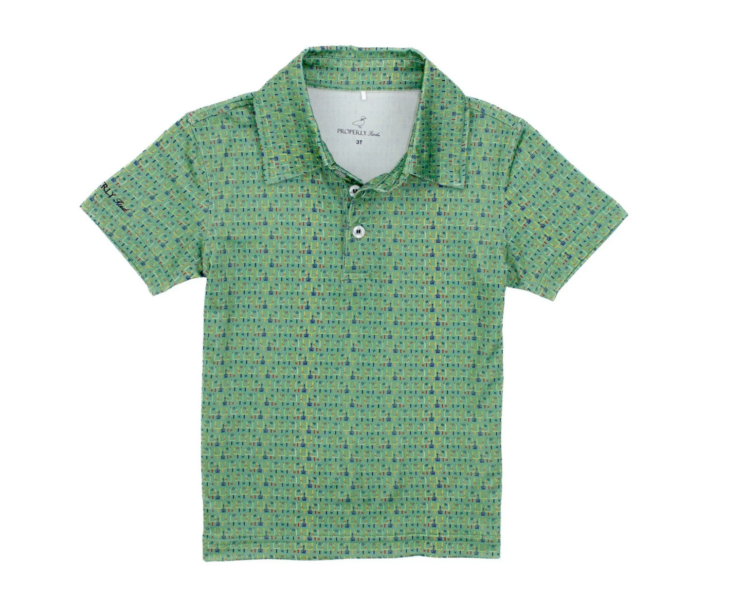 Properly Tied Inlet Polo - Football