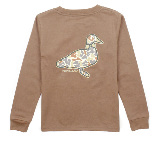 Properly Tied Field Camo Logo Tee