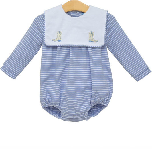 Blue Stripe Boot Bubble