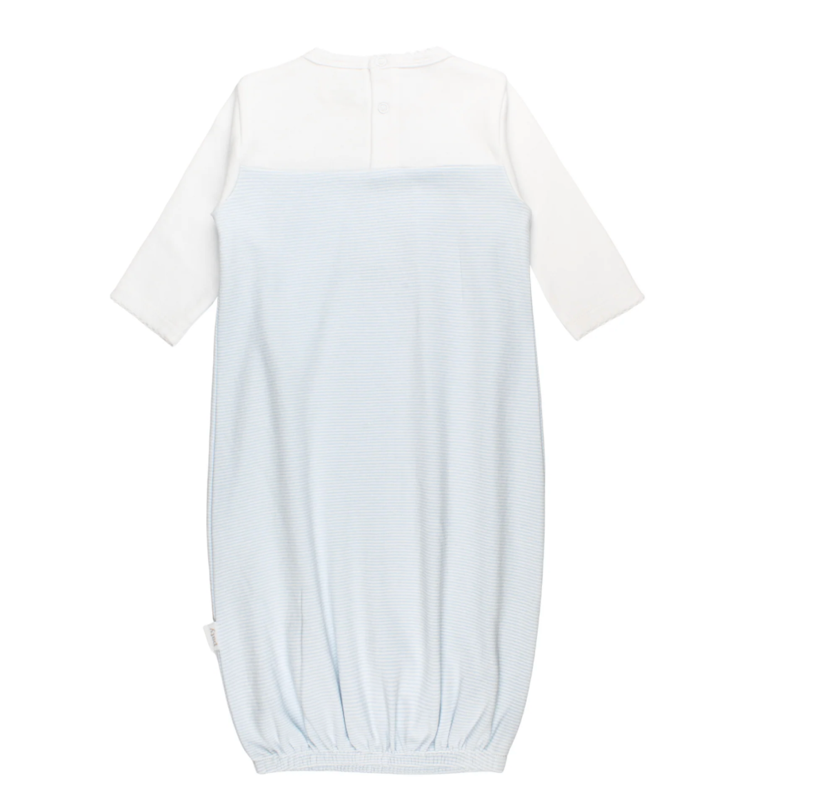Paty Sweet Stripes Pima Gown - Blue