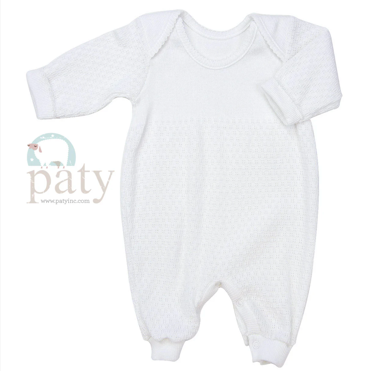 Paty Lap Shoulder Romper - White