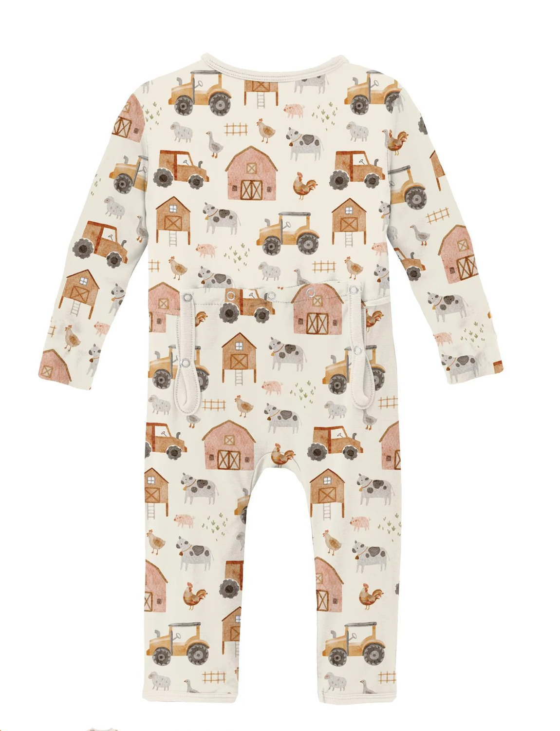 KicKee Pants Coverall in Natural Farm Life
