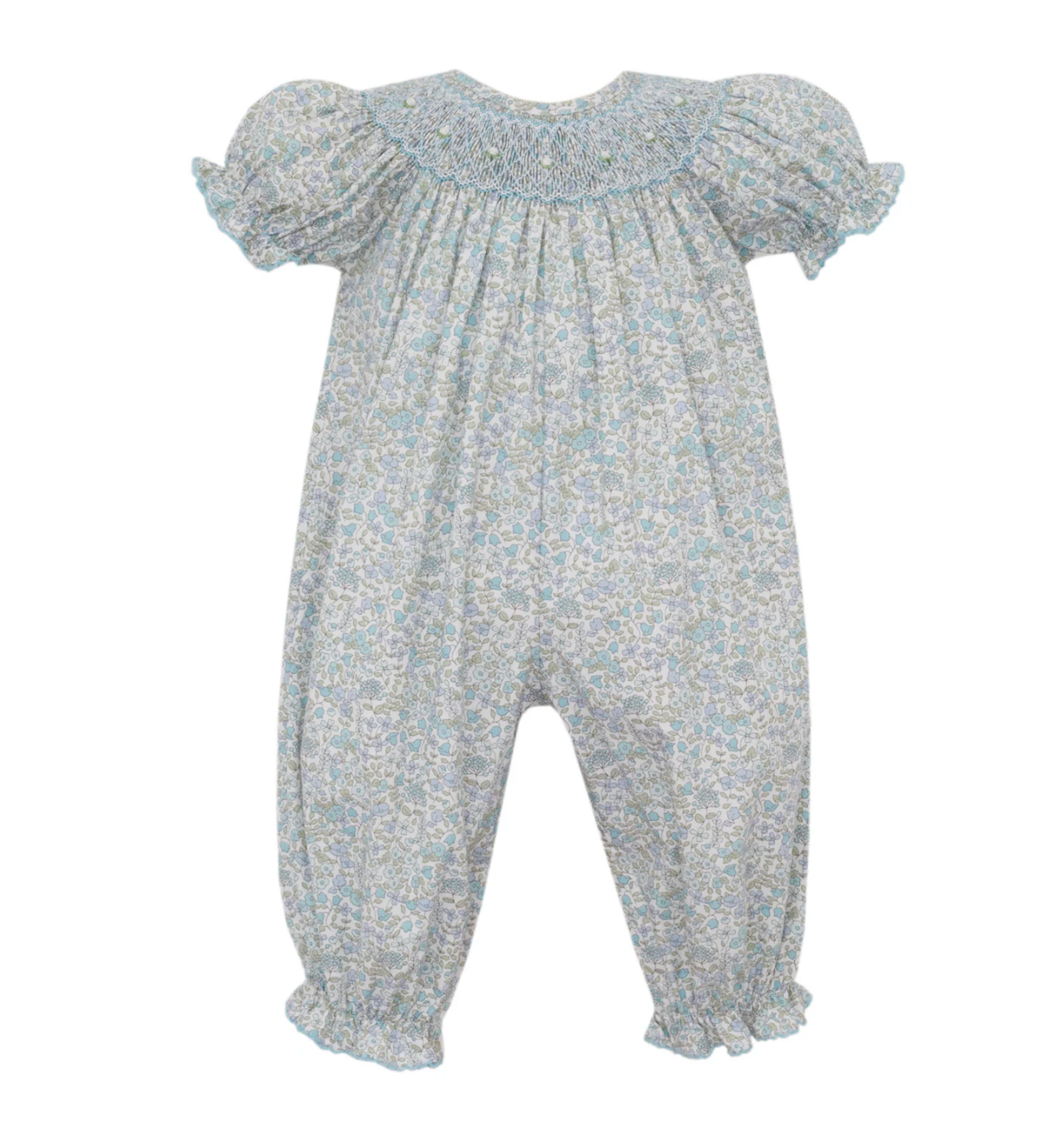 Blue Liberty Floral Long Bishop Bubble