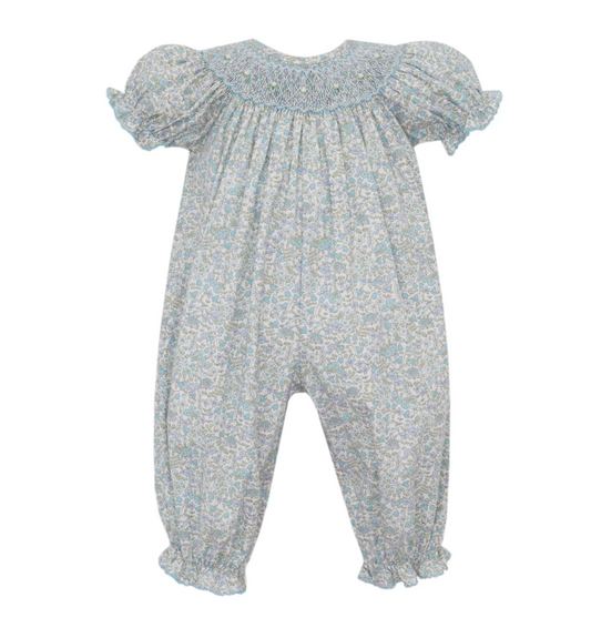 Blue Liberty Floral Long Bishop Bubble