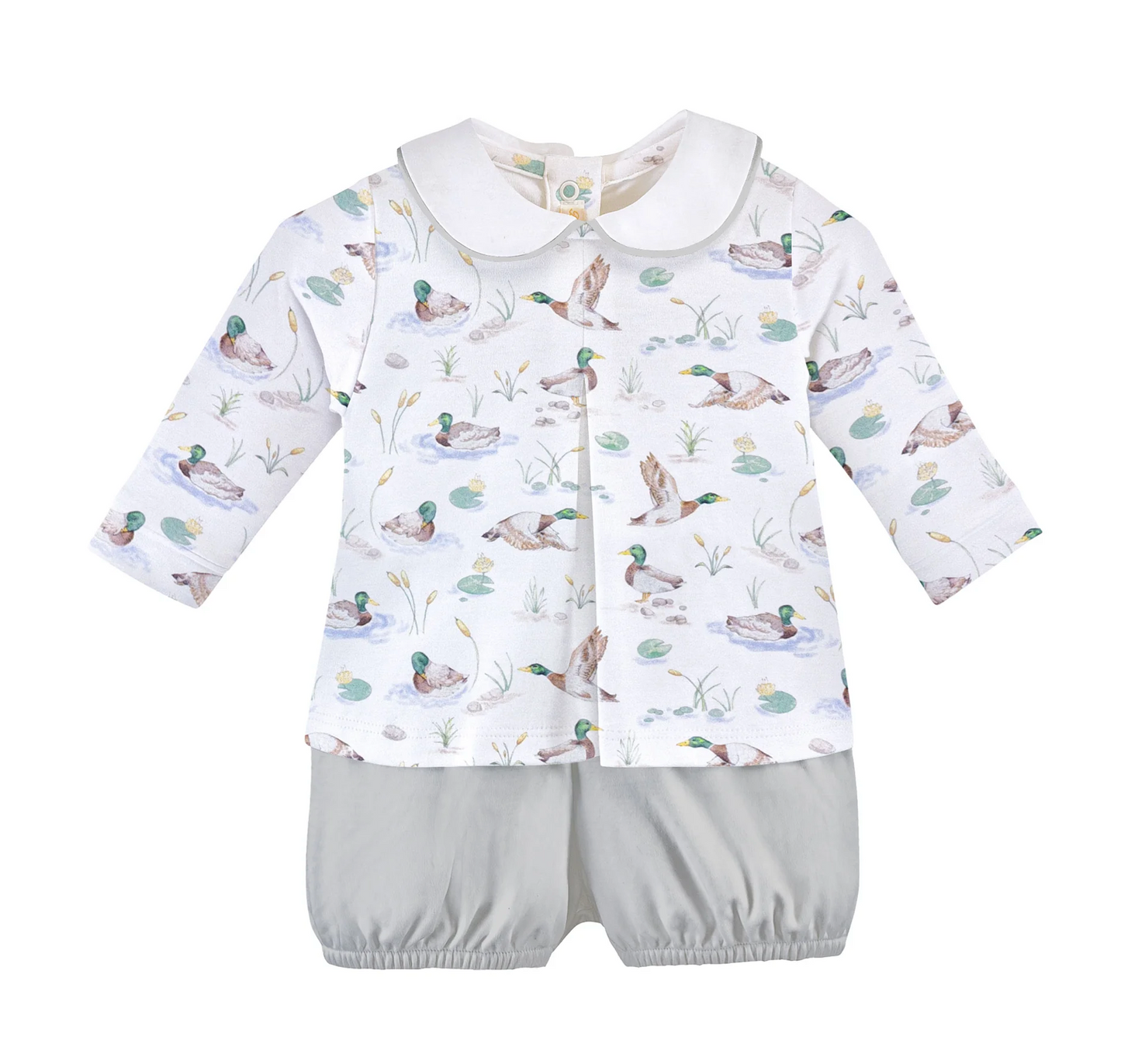 Mallard Ducks Printed Tee and Bloomer Set