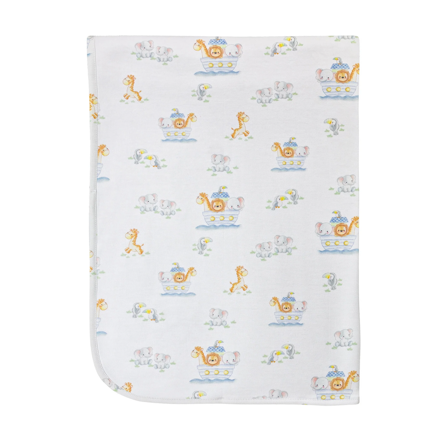 Blue Noah's Ark Blanket
