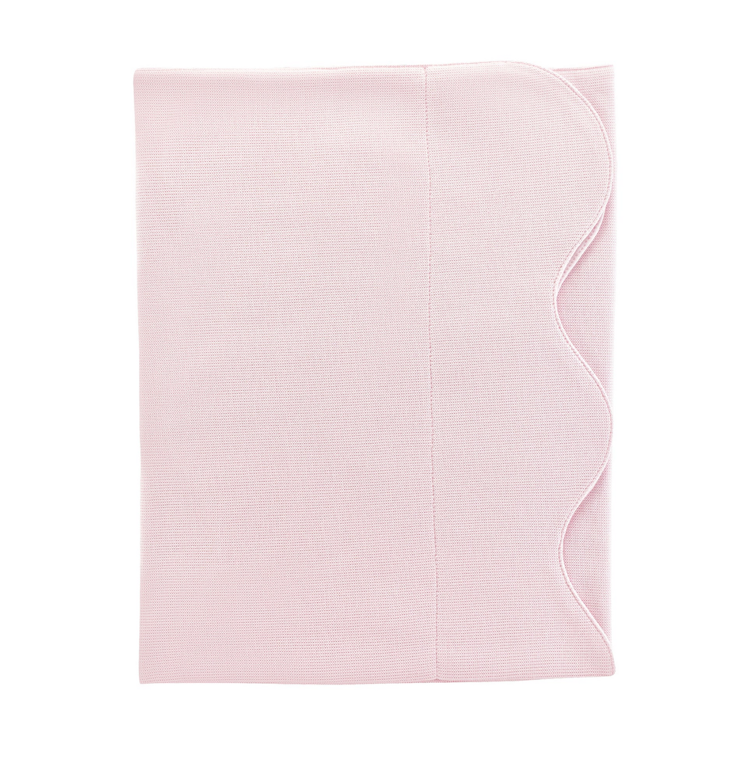 Pink English Knot Scallop Blanket