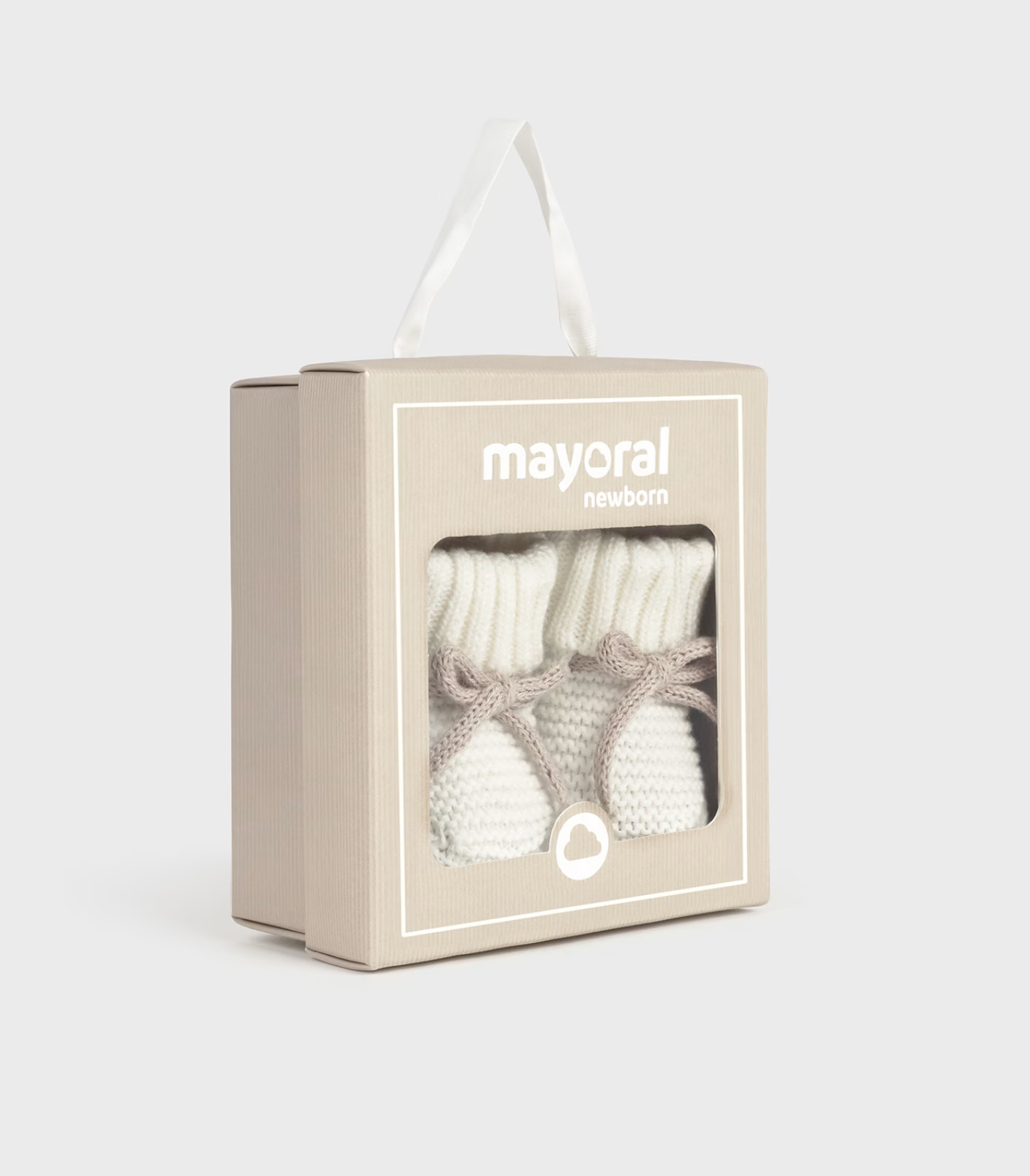 Baby Knit Booties - Cream