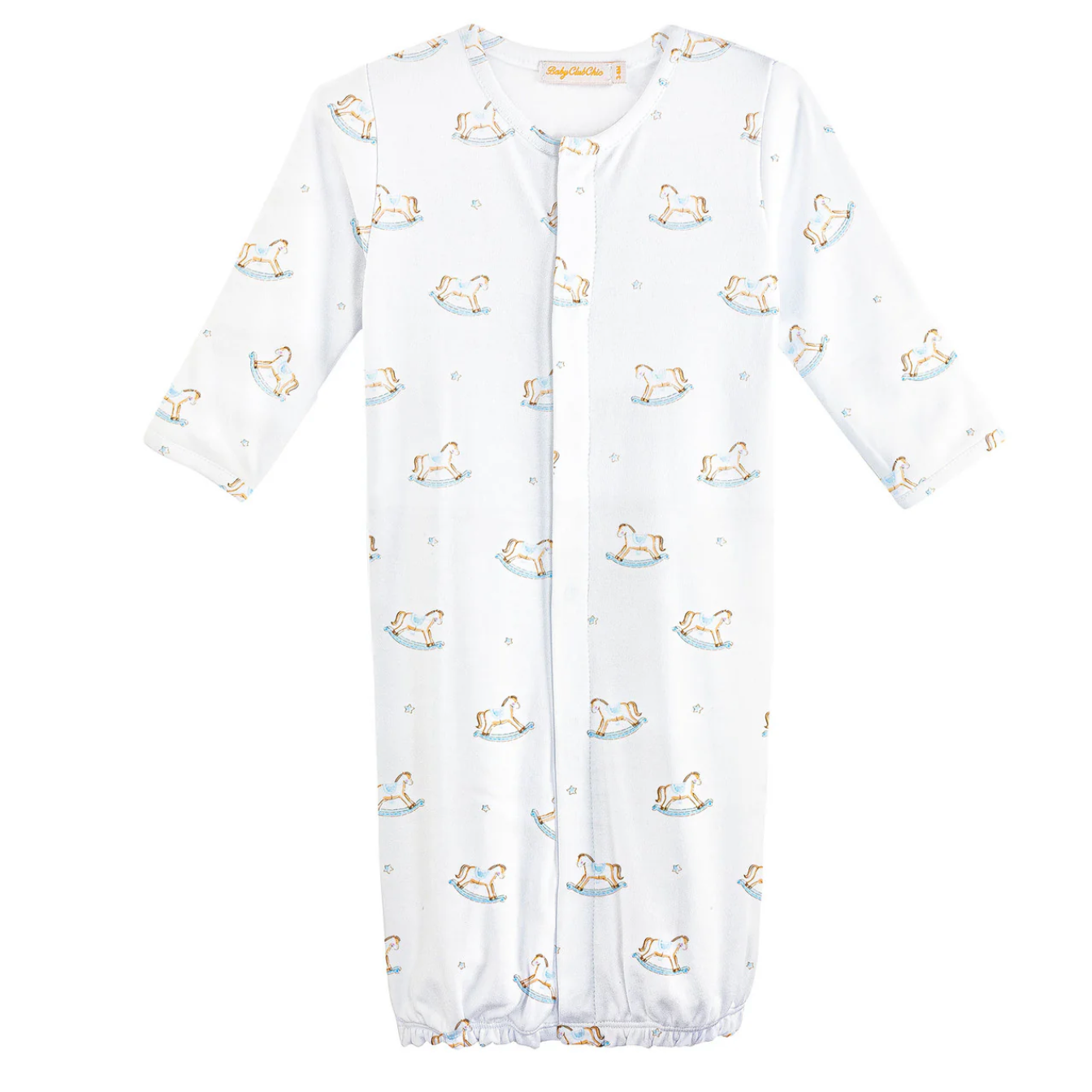 Tiny Rocking Horse Printed Converter Gown