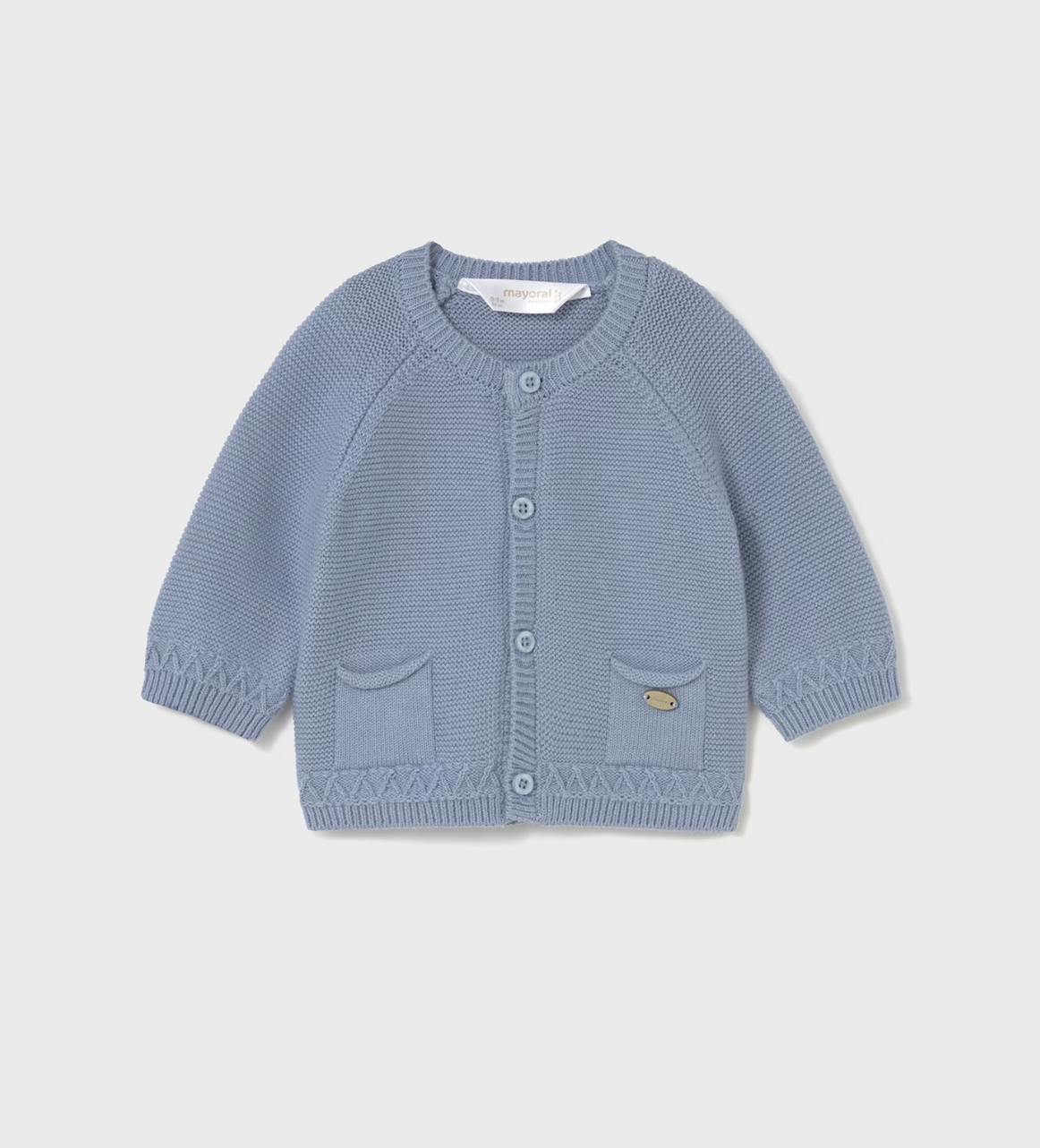 Baby Soft Knit Cardigan - Blue Bell