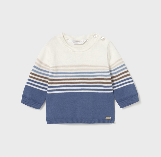 Baby Boy Soft Knit Sweater - Arctic