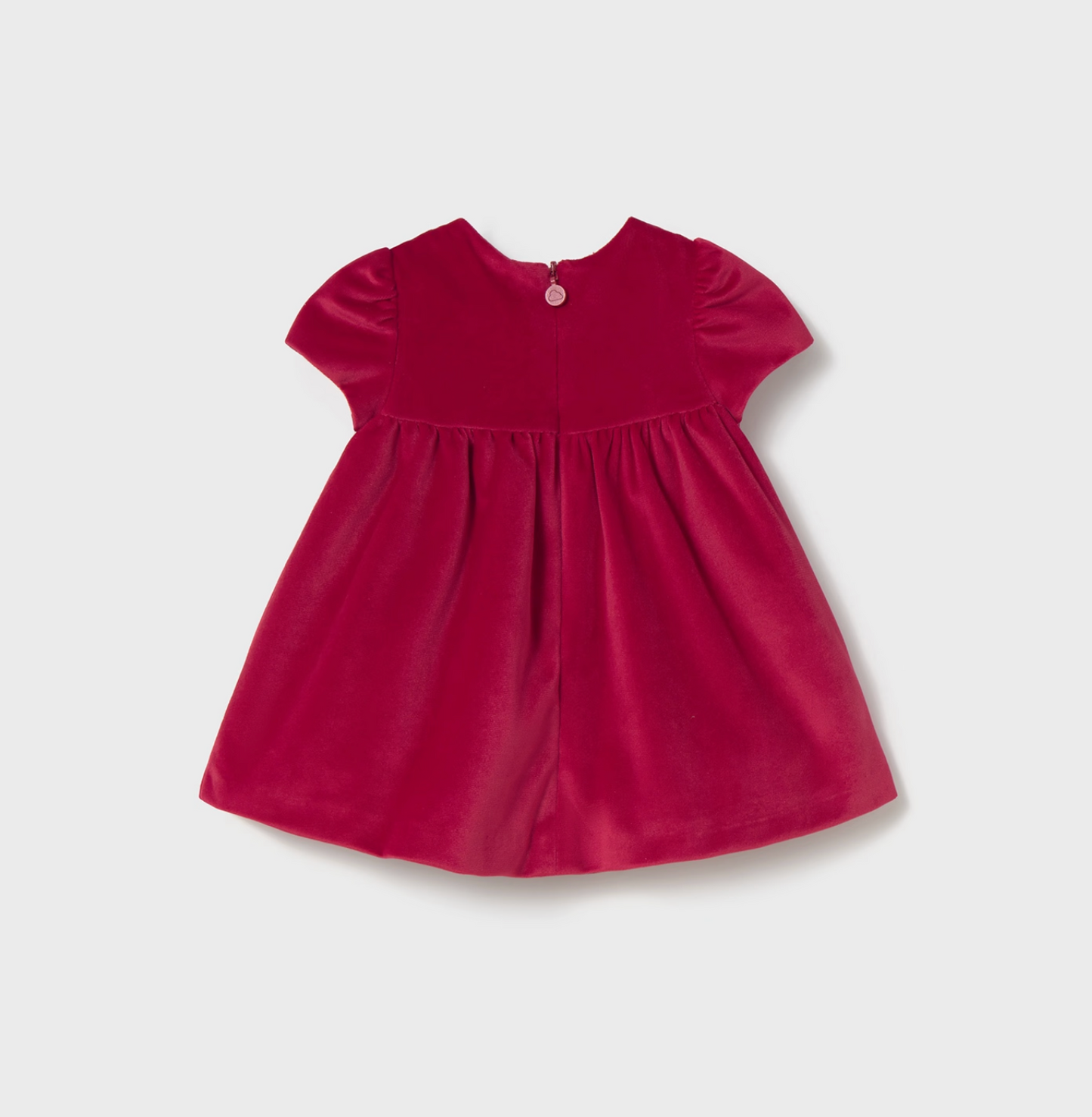 Baby Girl Red Velvet Dress