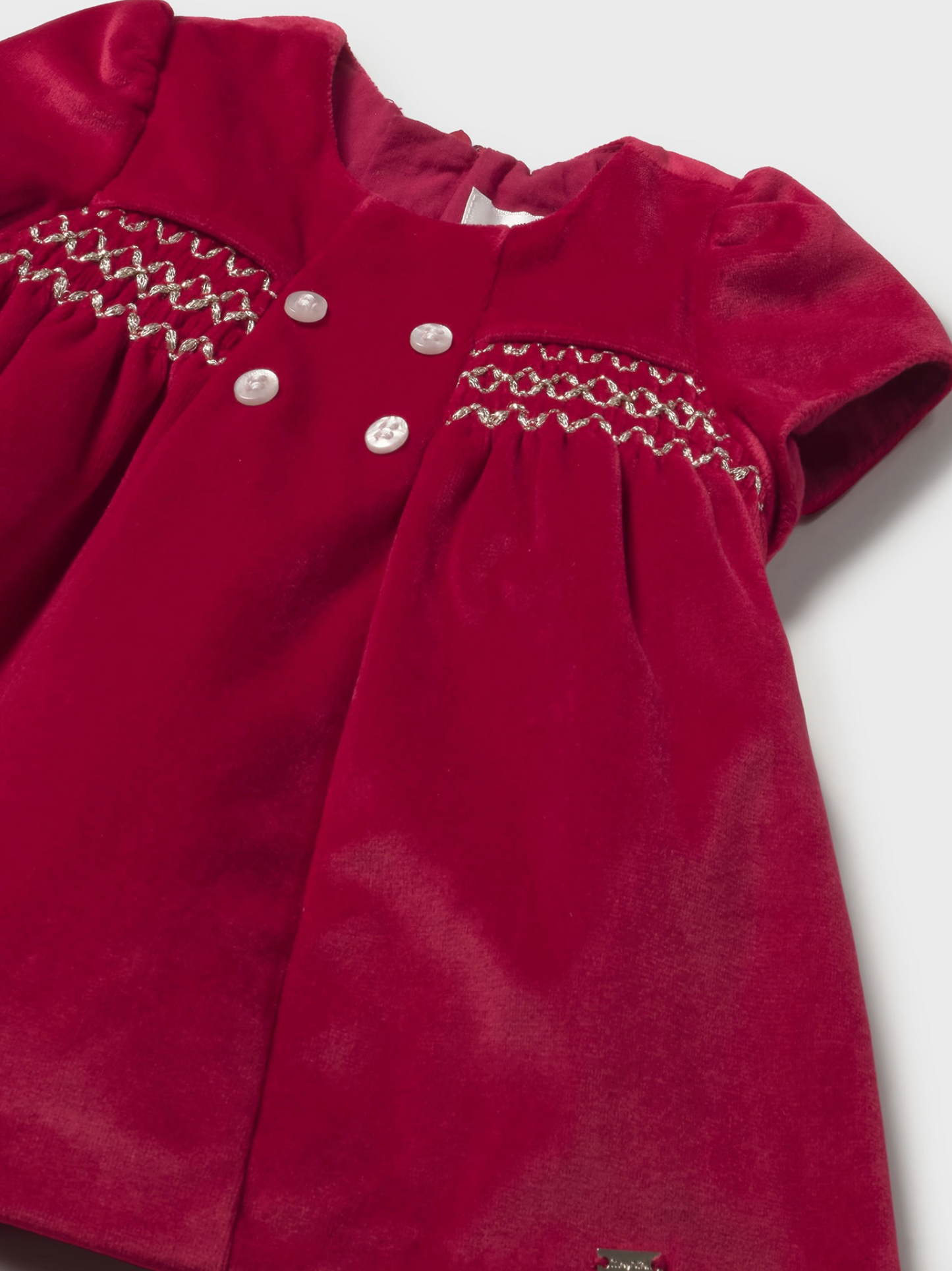 Baby Girl Red Velvet Dress