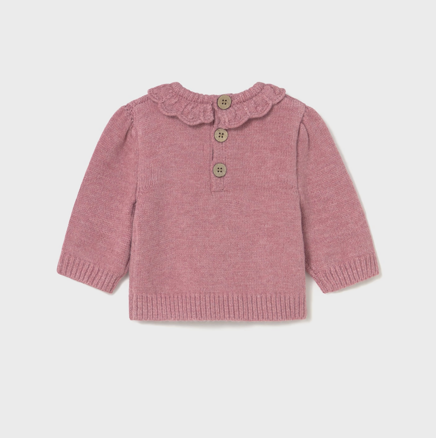 Baby Girl Sweater - Blush Heather