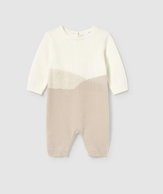 Baby Boy Knit One Piece - Soy