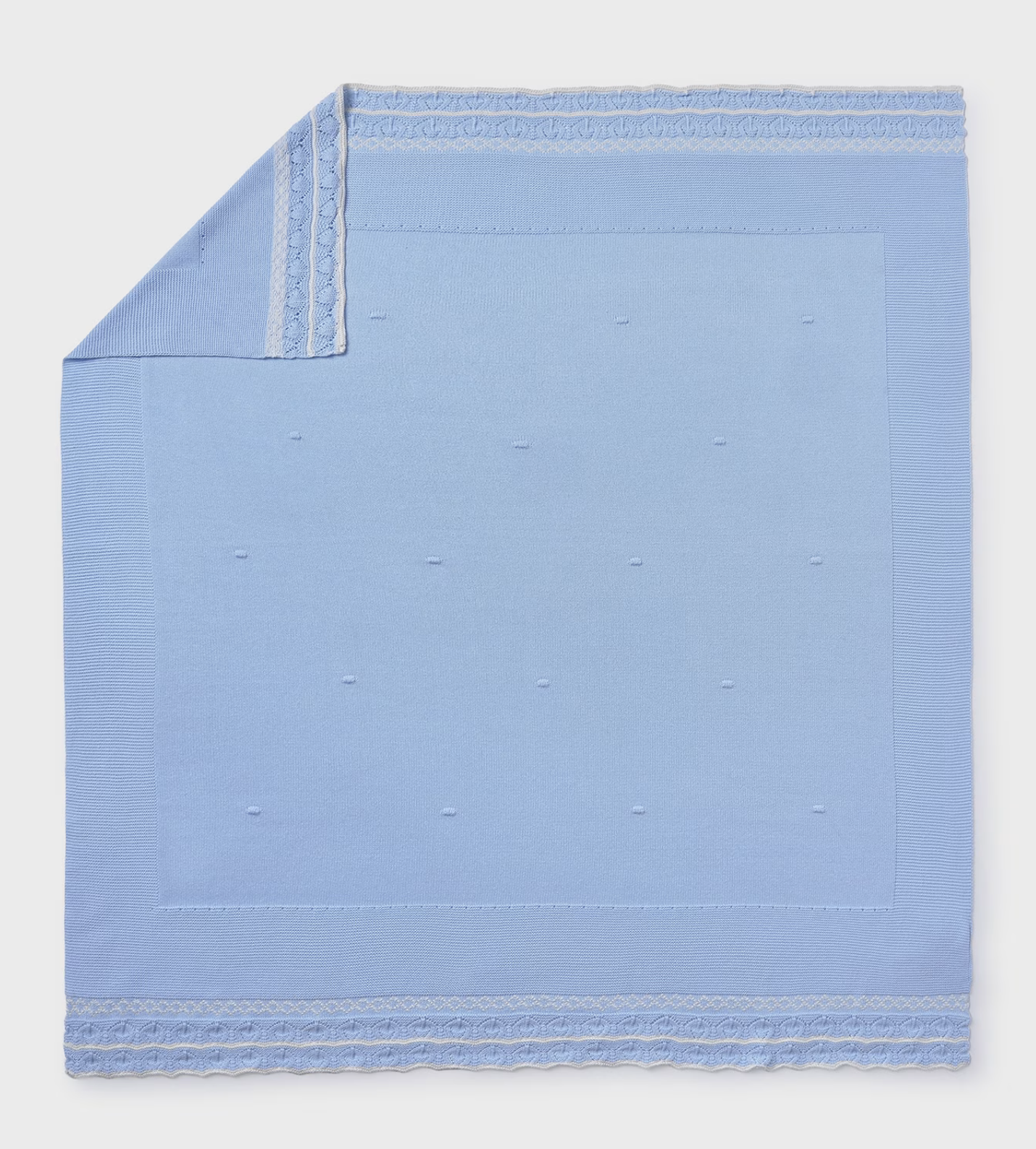 Cotton Baby Blanket - Quartz or Sky