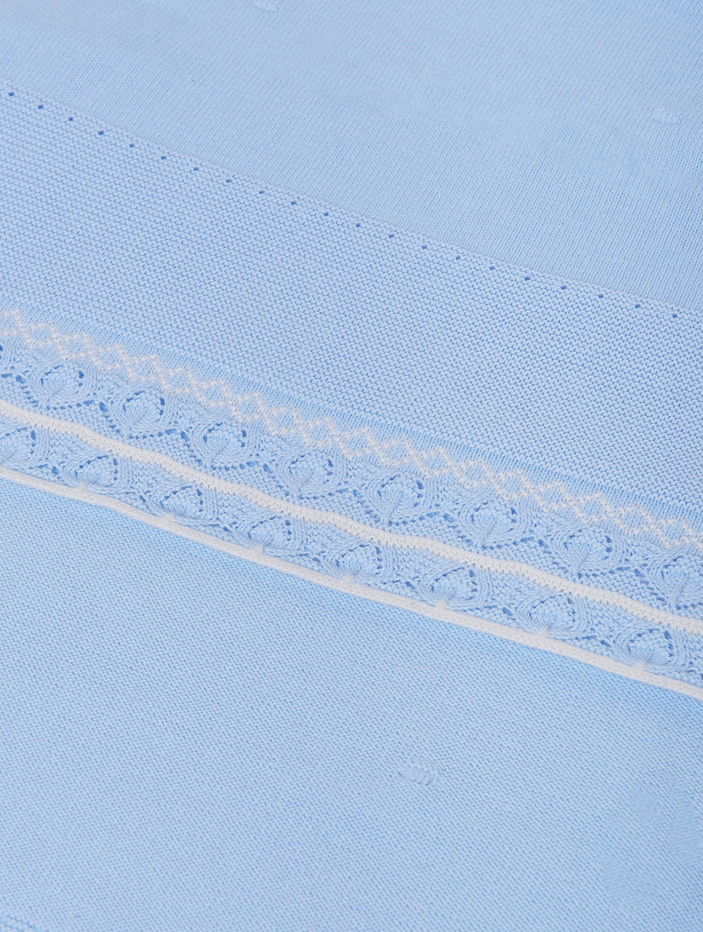 Cotton Baby Blanket - Quartz or Sky