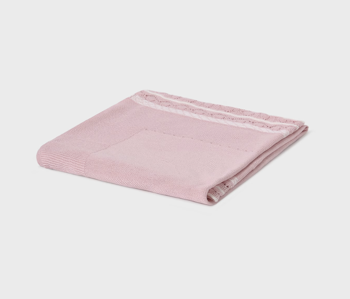 Cotton Baby Blanket - Quartz or Sky