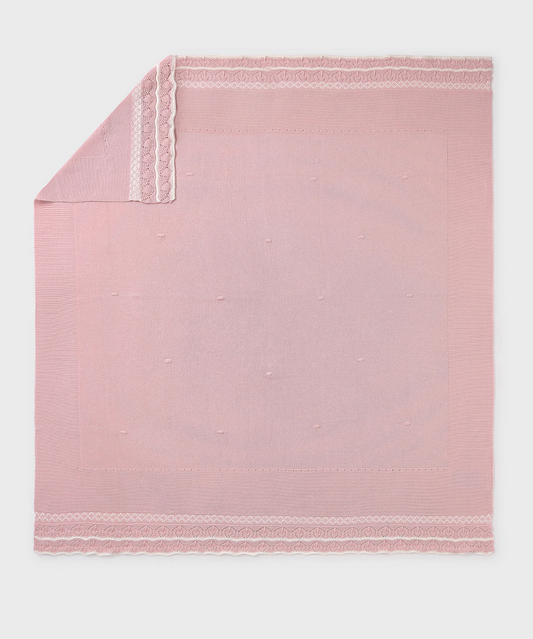 Cotton Baby Blanket - Quartz or Sky