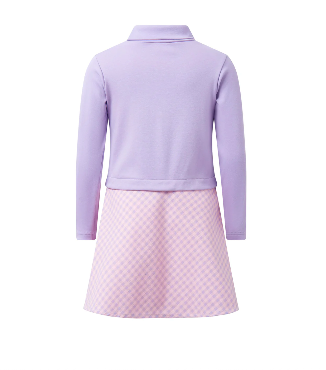 Rachel Riley Turtleneck Check Dress