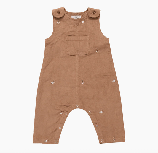 Pink Chicken Baby Boys Noah Jumper - Mallard Embroidery