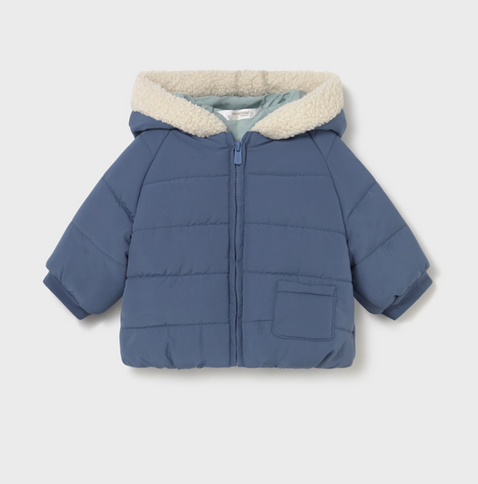 Baby Boy Reversible Coat - Pond