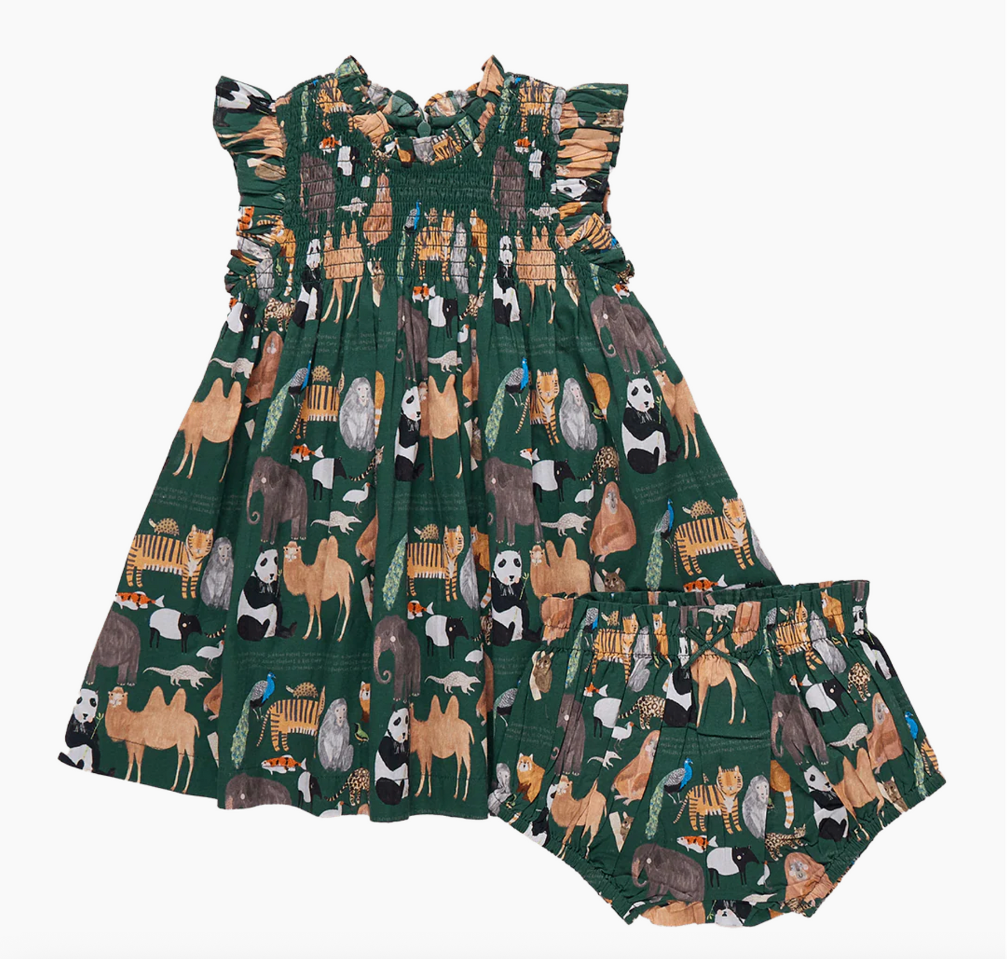 Pink Chicken Baby Girls Stevie Dress Set - Animals of Asia