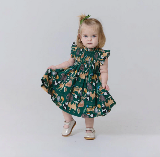 Pink Chicken Baby Girls Stevie Dress Set - Animals of Asia