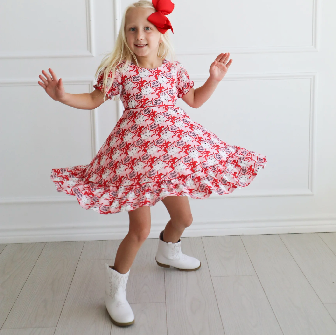 Ho Ho Howdy Pink Dress