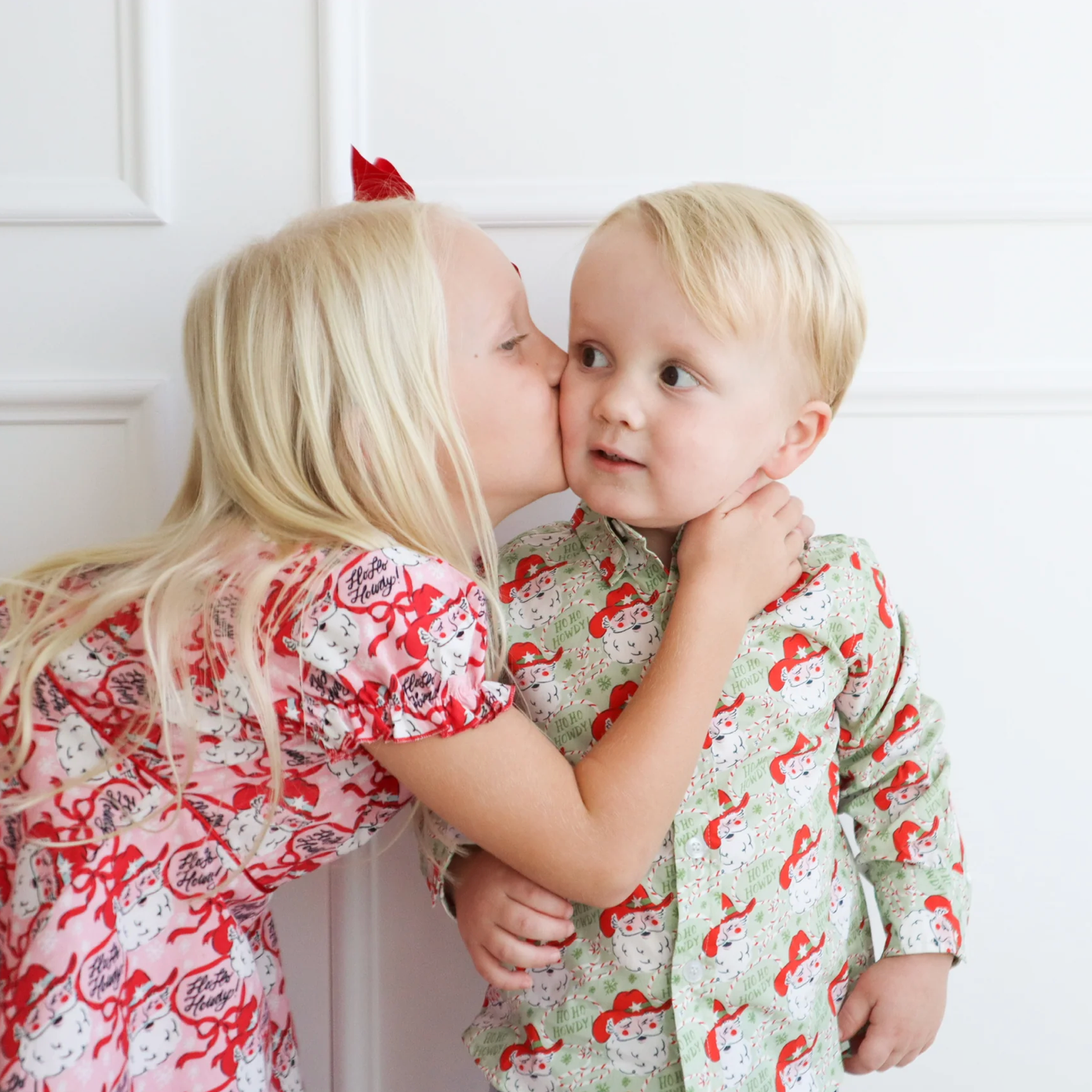 Ho Ho Howdy Green Button Down