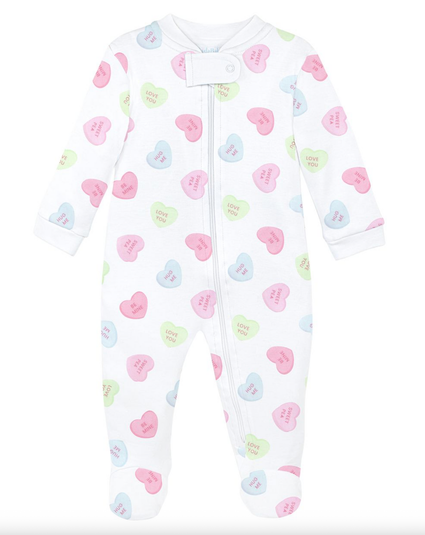 Sweet Candies Zipper Footie