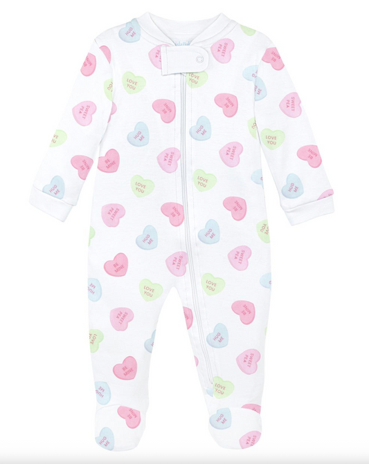 Sweet Candies Zipper Footie