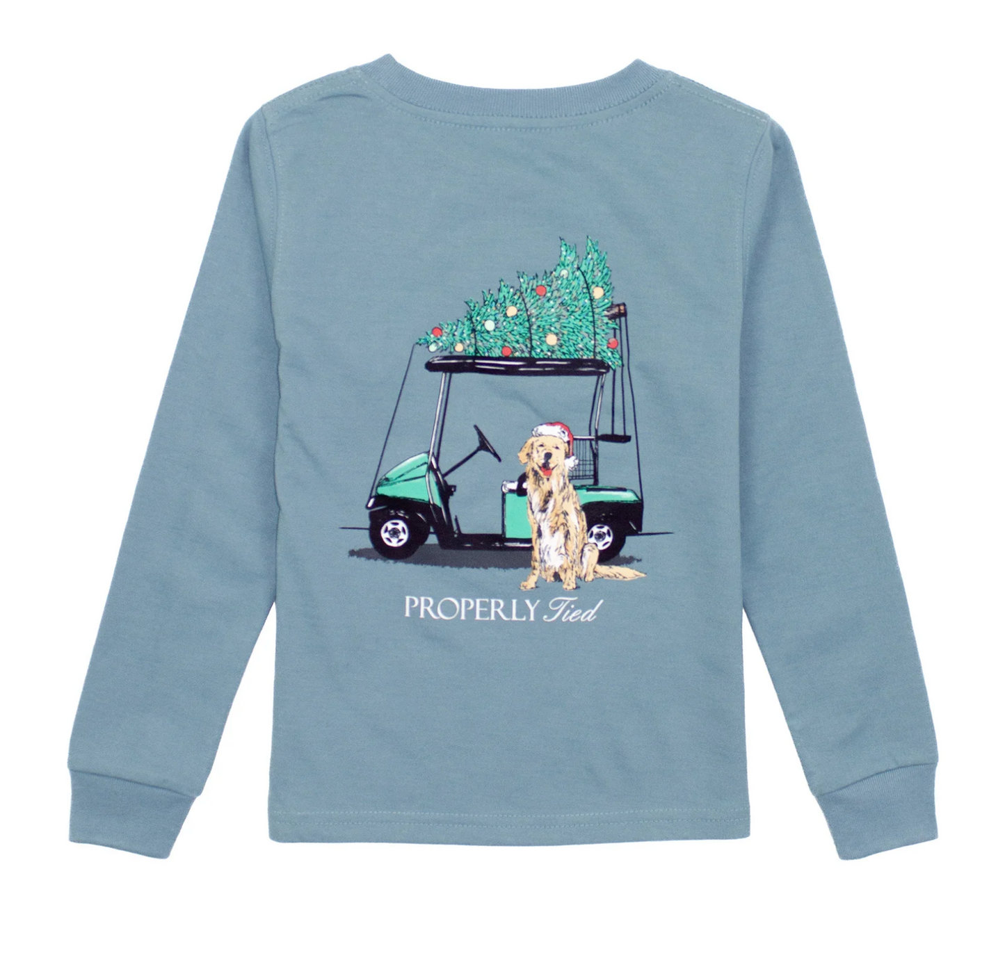 Properly Tied Boy's Santa's Caddy - Steel Blue