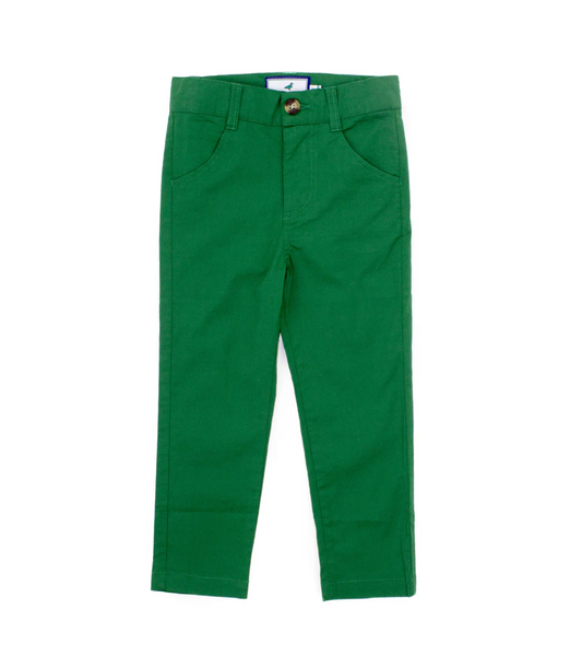 Properly Tied Boys Charleston Pant - Hunter Green