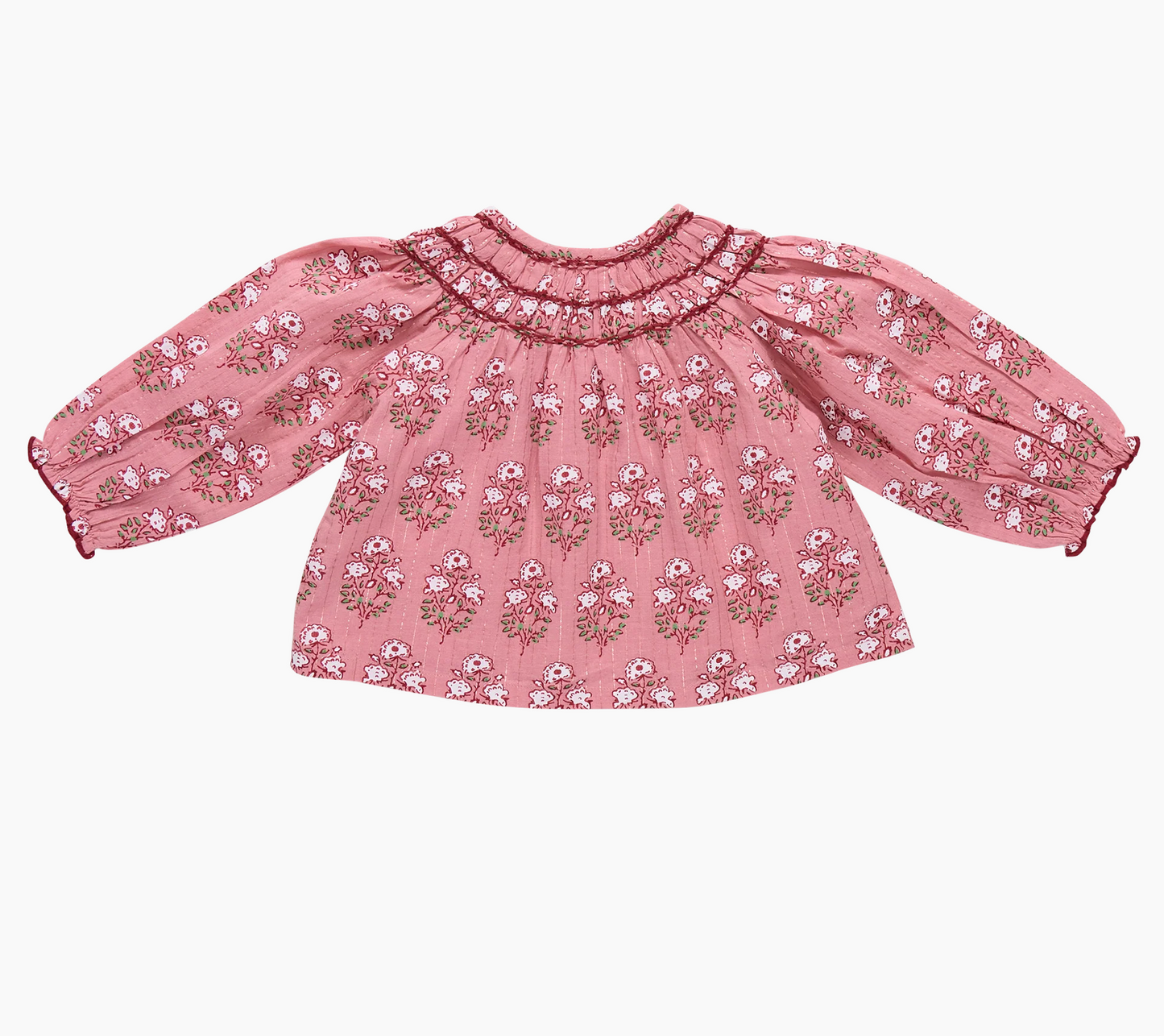 Pink Chicken Girls Ava Top - Pink Strawflower